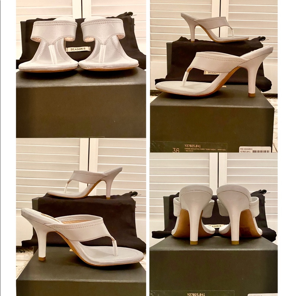 ‪ YEEZY Season 8 Hybrid Thong 90 Sandals‬ NIB